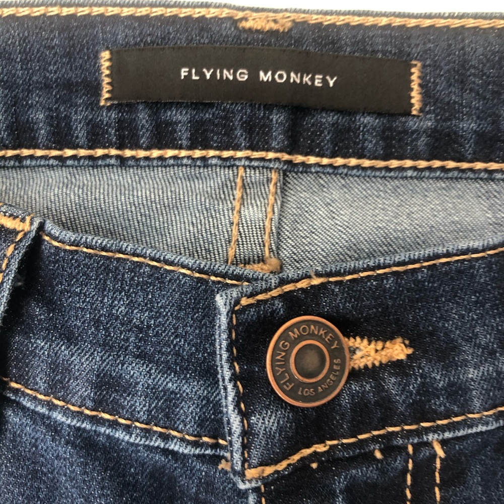FLYING MONKEY mid rise flare jeans - Picture 2 of 8